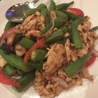 Belacan Okra Lunch