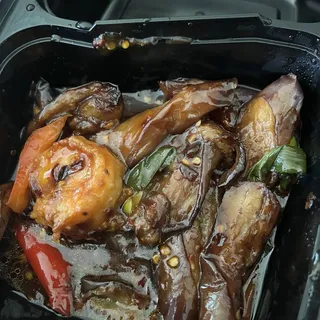 Shrimp with Chinese Eggplant Lunch