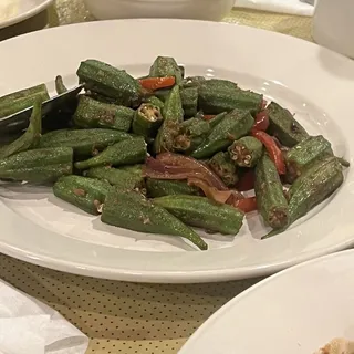 Belacan Sauce Okra