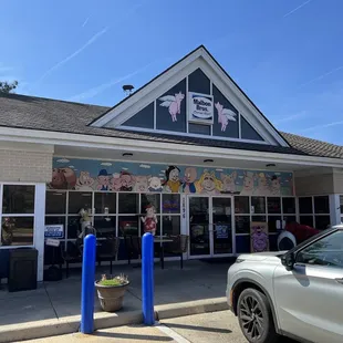 the front of the store