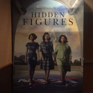 December 24, 2016; Hidden Figures at Malco Cinema Olive Branch, MS. Will see it soon!