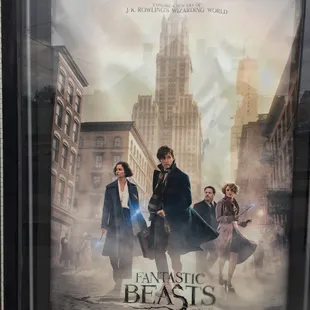 November 23, 2016; Fantastic Beasts poster @ Malco Studio on the Square, Memphis TN