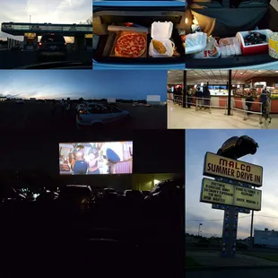 First time at the Drive in. Pretty cool. Got to bring our own food and go trunk to trunk for snacks. Something diff in memphis