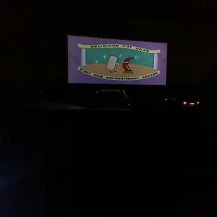 I love the classic intermission. Retro is cool just wish they still had the speakers to sit inside the windows. LOL