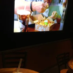 Pretty nice lounge area to eat and drink