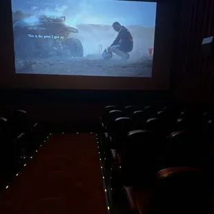 Forward view from back of theater 3