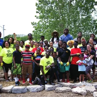 Shabazz Garden volunteers