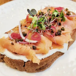 Smoked Salmon Tartine