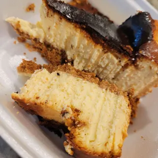 Cheesecake... yes, the top is burnt, that's not chocolate