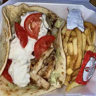 Chicken gyro