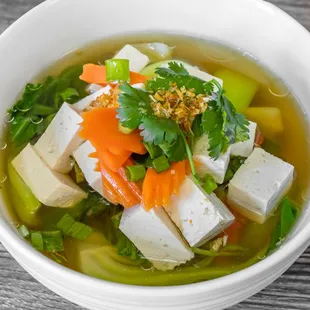 Tofu soup
