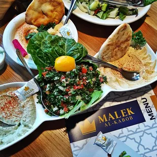 Baba Ghanouj , Hummus n  Tabbouleh absolutely Wonderful