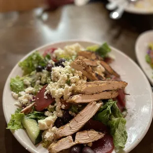 Greek Salad with chicken