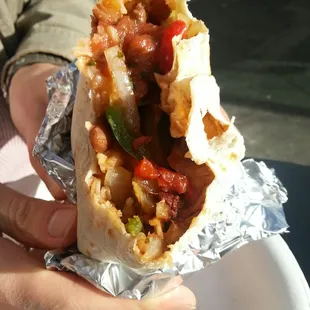 Chicken Fajita Burrito