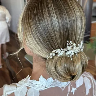 One of my wedding hairstyles