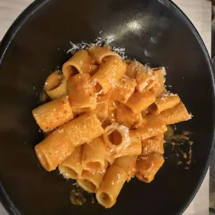 Rigatoni with vodka sauce