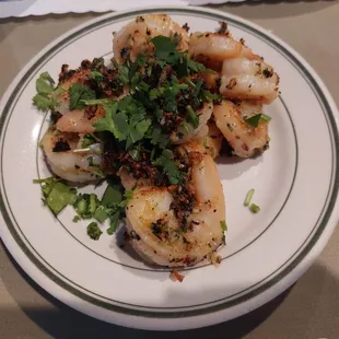 Garlic shrimp appetizer