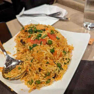 Vegetable biryani