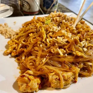 Pad Thai with Chicken