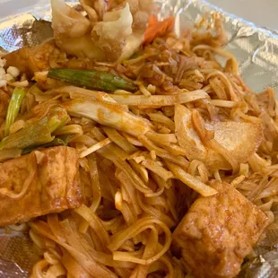 Pad Thai with tofu