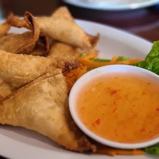 a plate of fried food