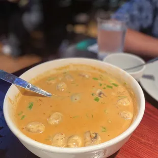 Tom kha with chicken