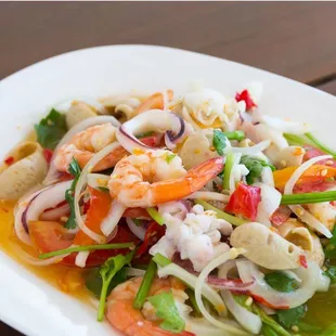 spicy seafood salad
