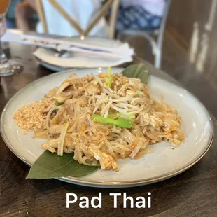 Pad Thai $13 w/ Chicken +$2 ~ great tasting Pad Thai ~