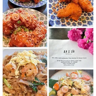 It's been a minute! Zabb and Peek Gai Lab Wings, Pad Se-Ew and Pad Woonsen. Thankƪ(･‿･) you Chalisa for a delicious experience!