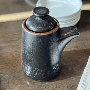 a teapot on a table