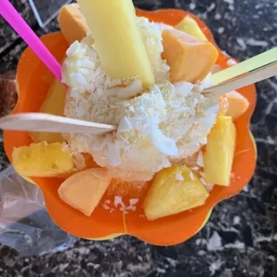 Pineapple Express shave ice