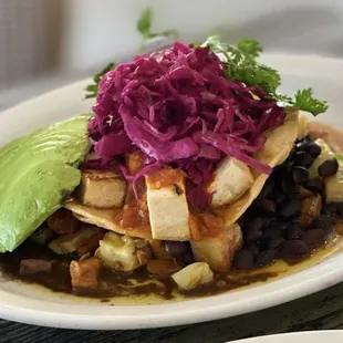Surfers Rancheros with tofu