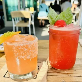 Papaya &amp; Watermelon Cocktails