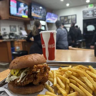 Chicken Sandwich "Nashville" not spicy...