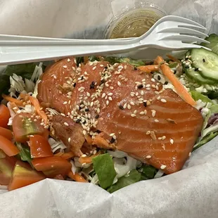 Smoked Salmon Salad   Really good Smoked Salmon