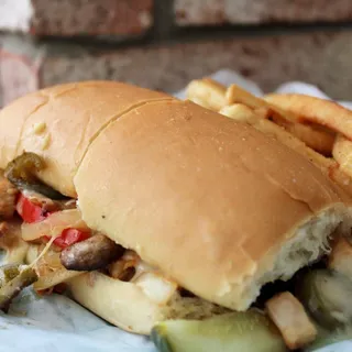 Chicken Philly on Fire