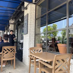 Outdoor seating
