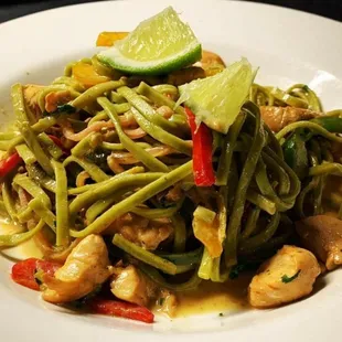 Lime Chicken Fettuccine