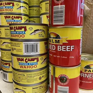 Wahoo and corned beef