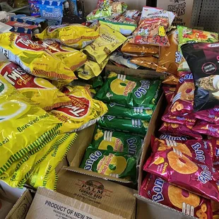 Twisties, bongos and more chips