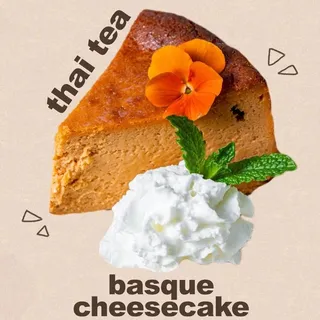 Thai Tea Basque Cheesecake
