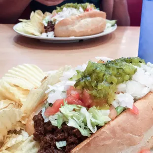 Just a couple of deli dogs.