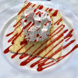 Smith Island Cake-Key Lime Cake with Raspberry Drizzle
