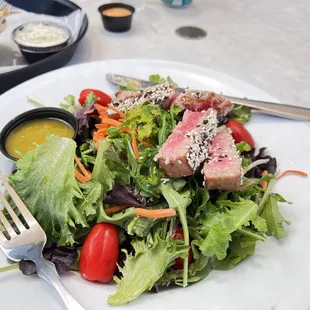 Seared tuna salad