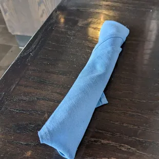 Napkin with silverware