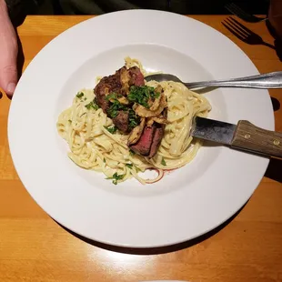 Steak Alfredo