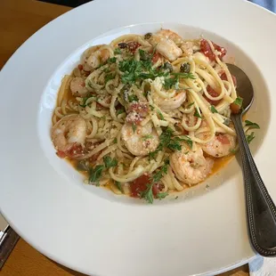 Mediterranean Shrimp Pasta
