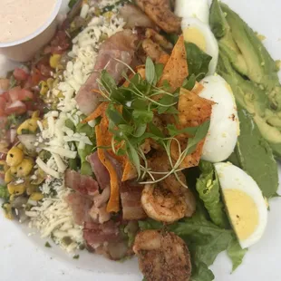 Southwest Shrimp Cobb Salad