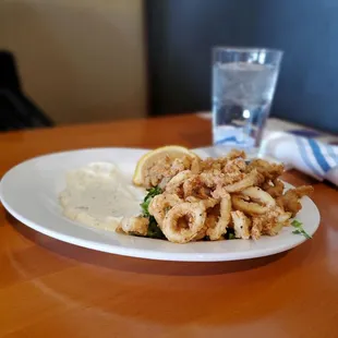 Fried Calamari and Clam strips