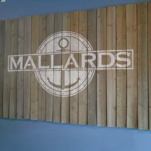 Sign inside the front door.